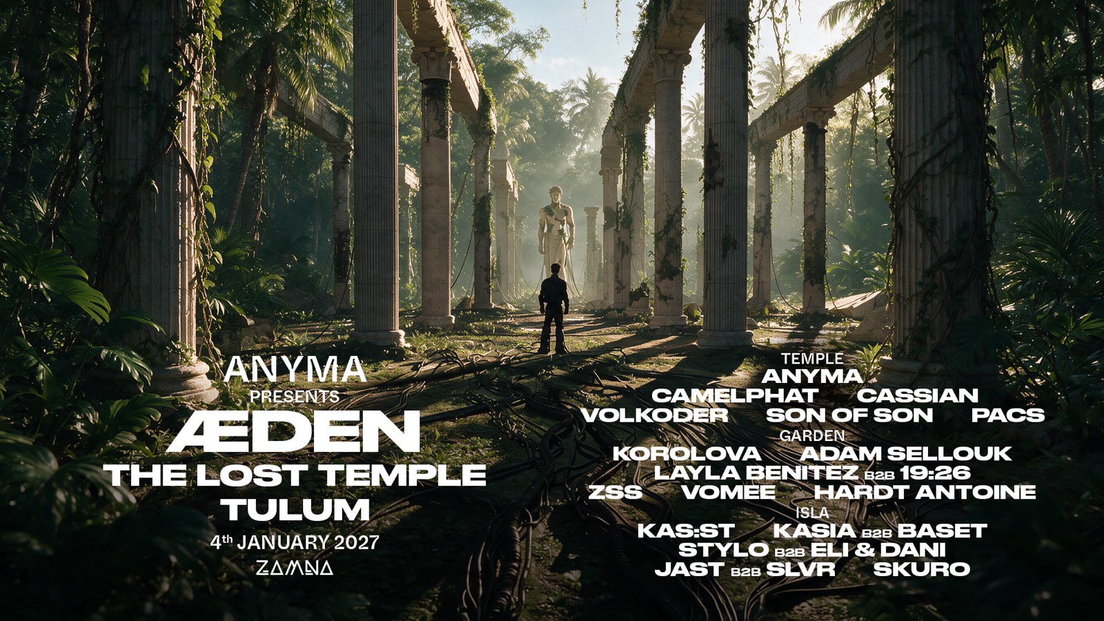 ÆDEN The Lost Temple. Image: Anyma presents ÆDEN